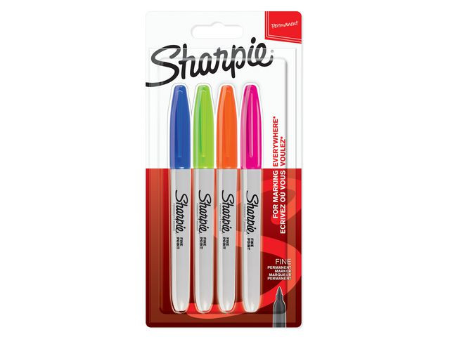 BildeMerkepenn Sharpie Fun Ass. (4 stk)
