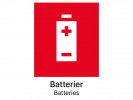 Kildesorteringsetikett Batteri