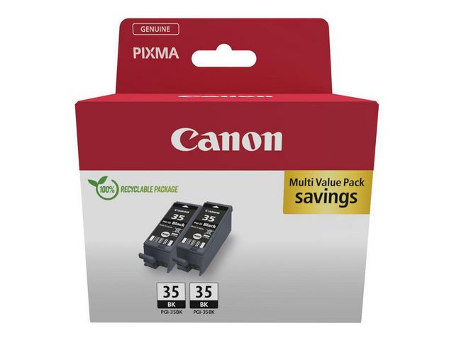 BildeBlekk Canon Pgi-35 Sort (2 stk)