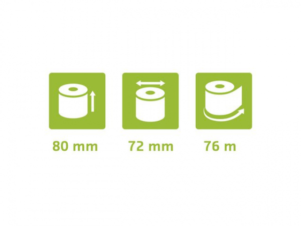 Termorull Fenolfri 80Xø72X12 48G 76M (10 stk)