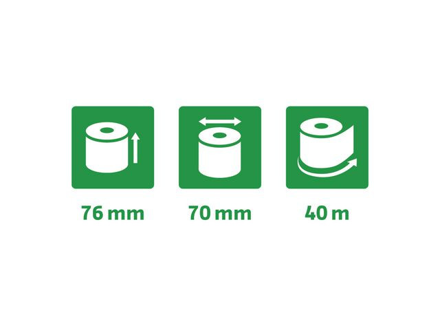 BildeKassarull 76Xø70X12 60G 40M 1-Lags (10 stk)