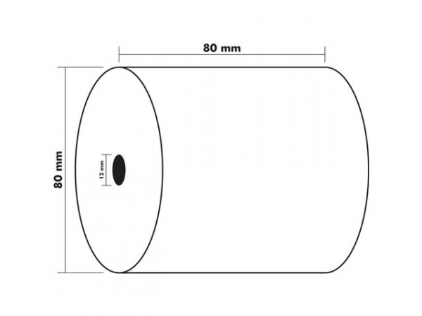 Termorull Bpa-Fri 80Xø72X12 48G 76M (10 stk)