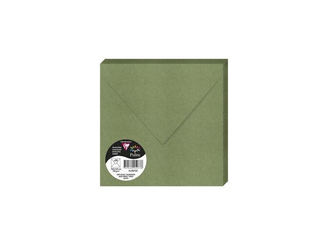 BildeKonvolutt Pollen 165X165Mm Grønn (20 stk)