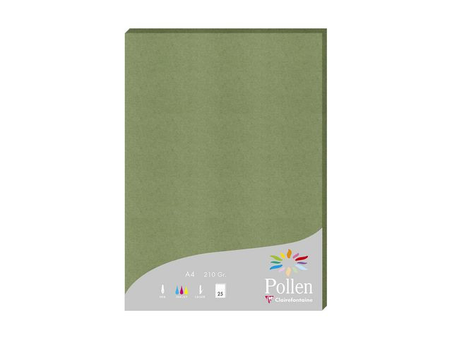 BildeArk Pollen A4 210G Sage/Grønn (25 stk)