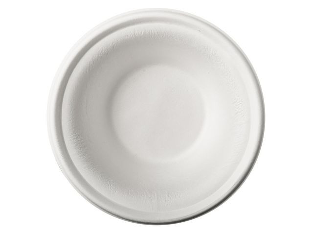 BildeTallerken Dyp Pure Bagasse 380Ml (50 stk)