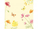 Serviett Dunisoft 40Cm Poppy Field (60 s...