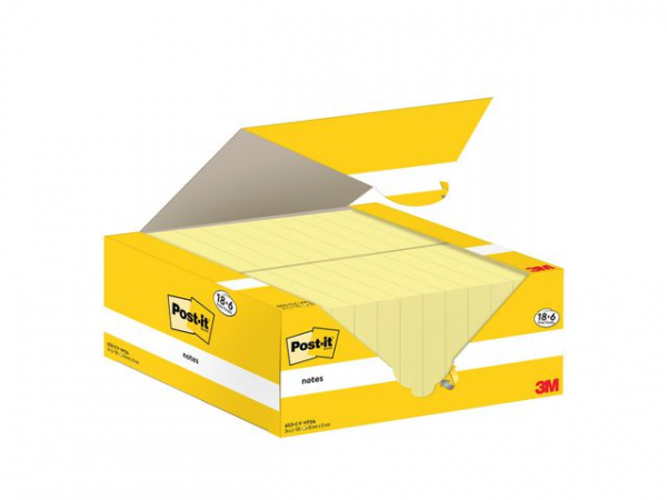 Notatblokk Post-It Sn 38X51 Cy (24 stk)