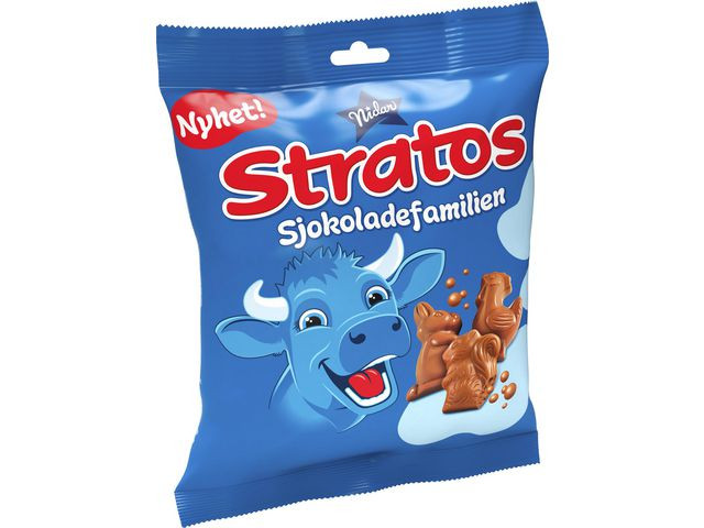 BildeSjokolade Stratos Sjokoladefamilien 140G (14 stk)