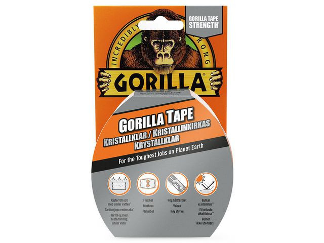 BildeTape Gorilla Klar 8,2M