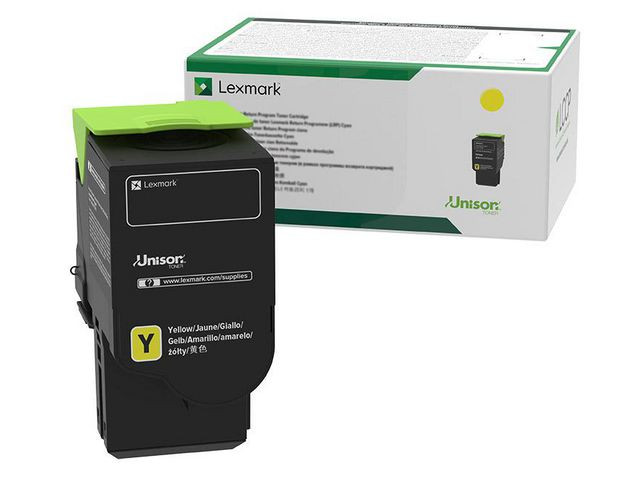 BildeToner Lexmark C242Xy0 Gul