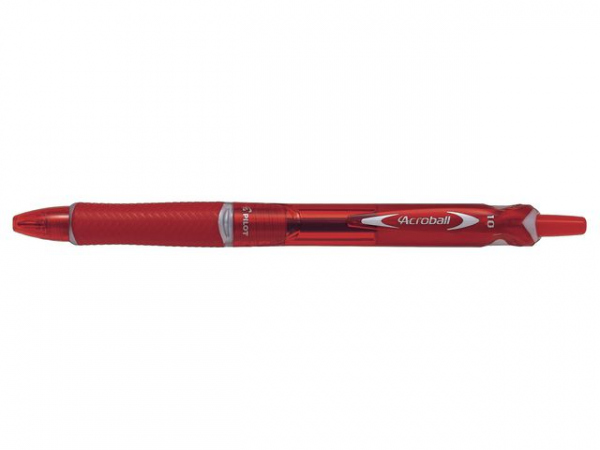 Kulepenn Pilot Acroball P M Rød (10 stk)