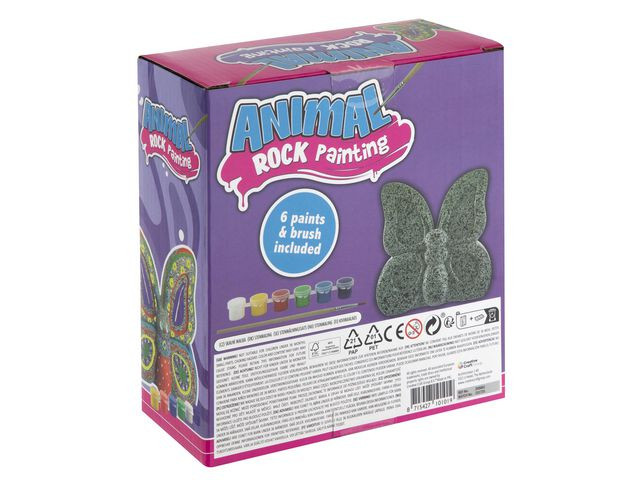 BildeHobbysett Grafix Rock Paining Dyr
