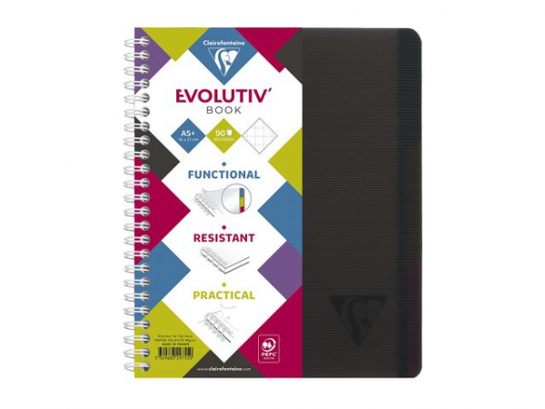 Notatbok Clairefontaine Intense A5+ Linj (5 stk)