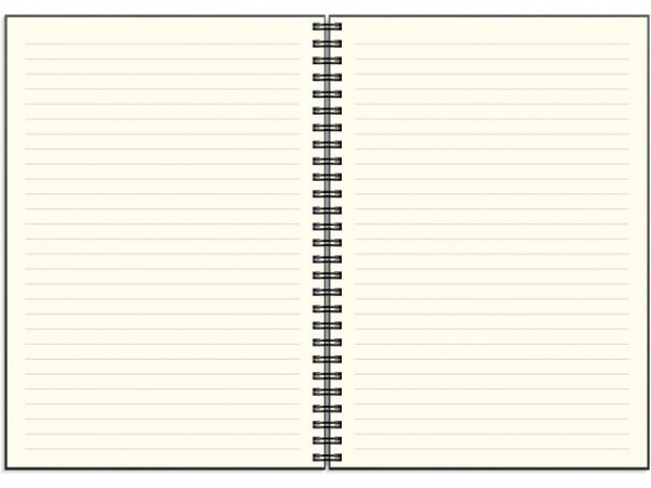 Sjefskalender Grieg A5 Spiral 2025 Sort