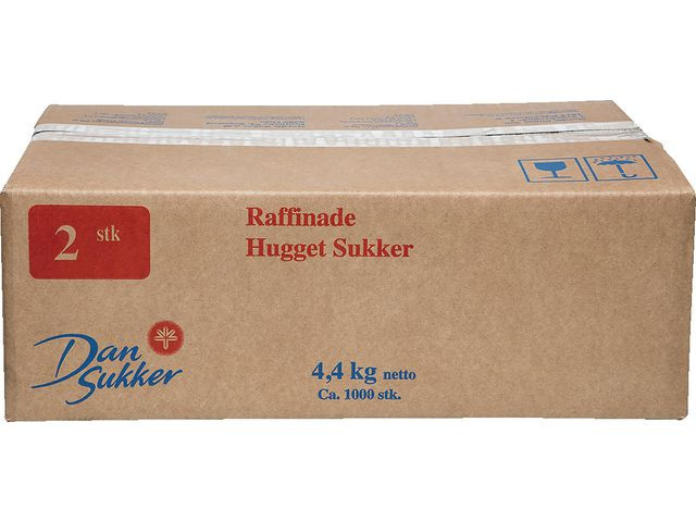BildeSukkerbit Dansukker 2P Hvit 4,4Kg (1000 stk)
