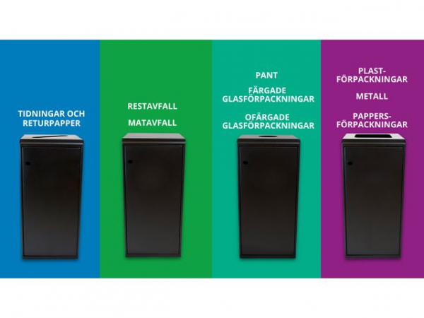 Avfallsbeholder Nordex U/Åpning 125L