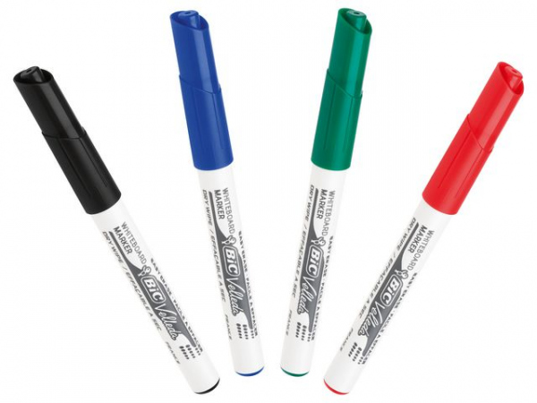 Whiteboardpenn Bic Velleda 1741 Ass (4 stk/pk, 6 pakker)