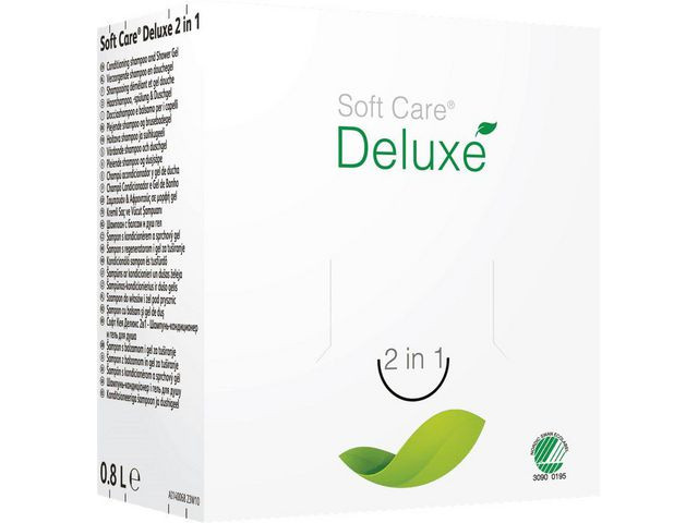BildeDusjsåpe Soft Care Deluxe Sjampo 0,8L (6 stk)