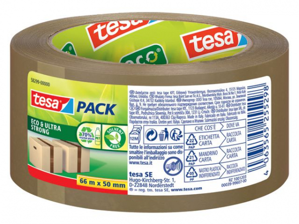 Emb.tape Tesa Ultra Eco 50Mmx66M Brun