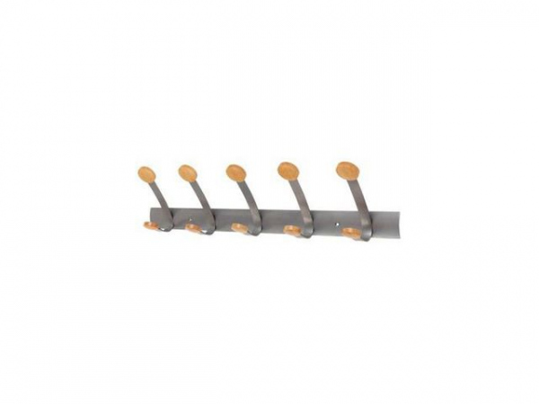 Klesknagg Alba 5 Kroker 75Cm Tre/Metall