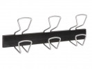 Klesknagg Alba 3 Kroker 48Cm Sort/Metal