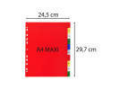 Register Exacompta A4+ 1-10 Assortert