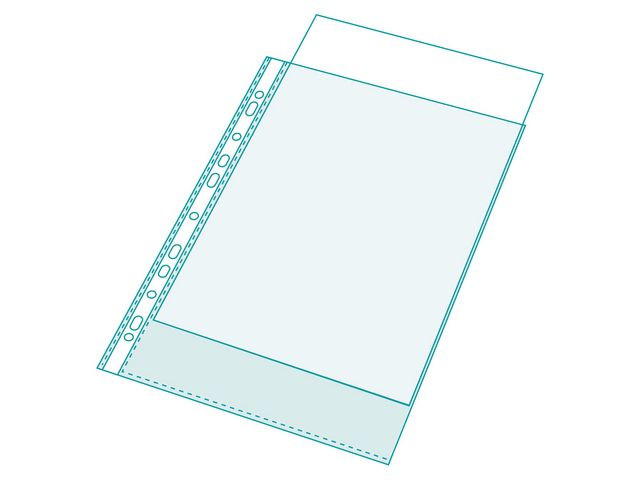 BildePlastlomme Exacompta A4 Eks Topp (10 stk)
