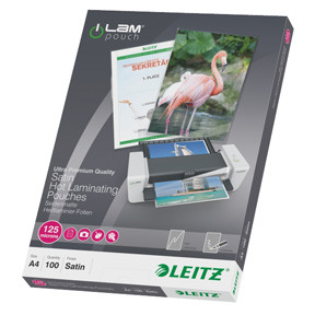 BildeLamineringslomme Leitz A4 125My Ma (100 stk)