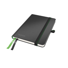 BildeNotatbok Leitz A6 Linjert 96G 80Ark Sort