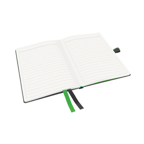 Notatbok Leitz A6 Linjert 96G 80Ark Sort