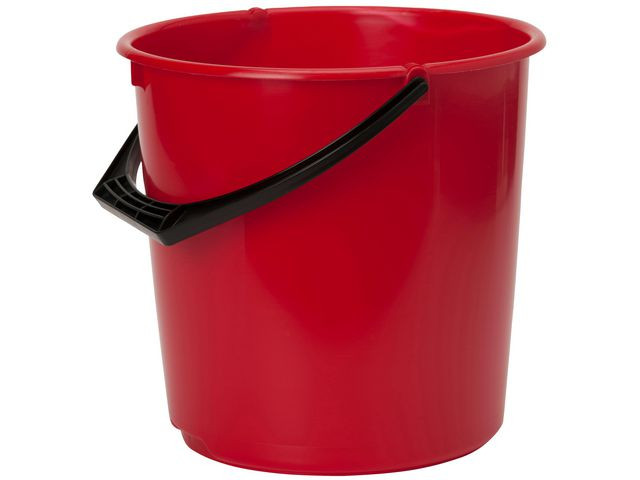 BildeBøtte Basiclean 10L Rød