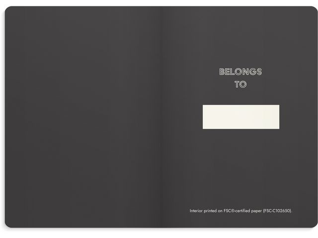 BildeNotatbok Burde Deluxe A6 Sort
