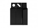 Avfallsbeholder Bica 875 3X65L Sort