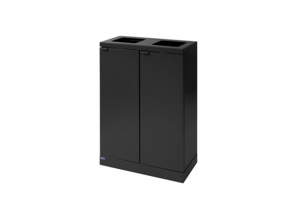 Avfallsbeholder Bica 867 2X65L Antrasitt