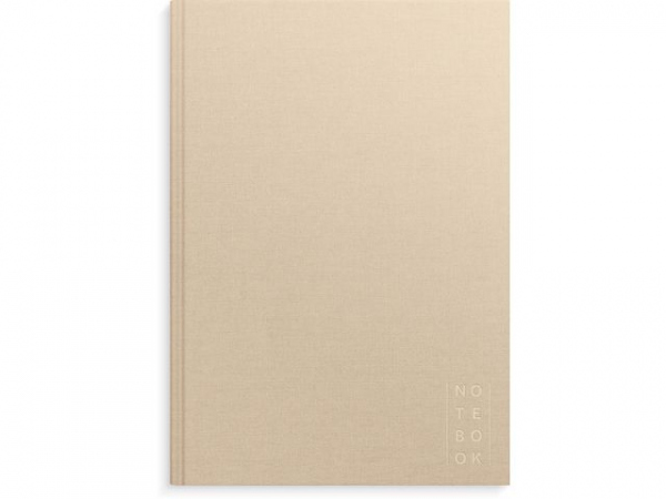 Skrivebok Burde A4 Linjer Beige