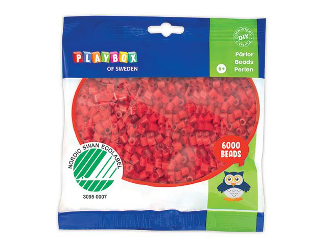 BildePerler Playbox Rød (6 000)
