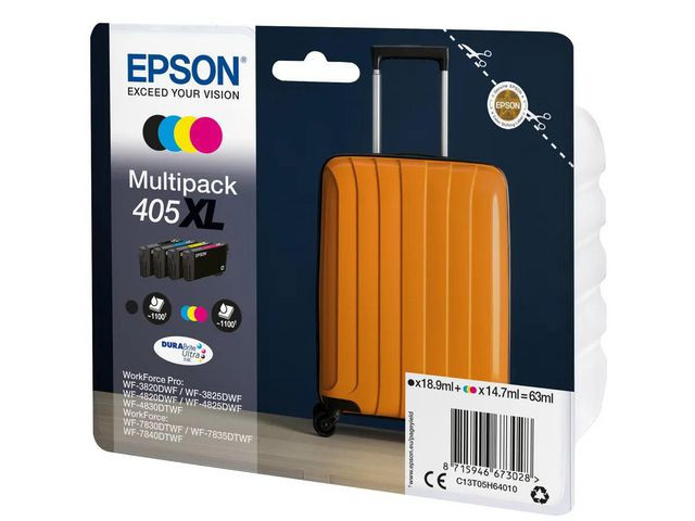 BildeEPSON Ink C13T05H64010 405XL Multipack Suitcase