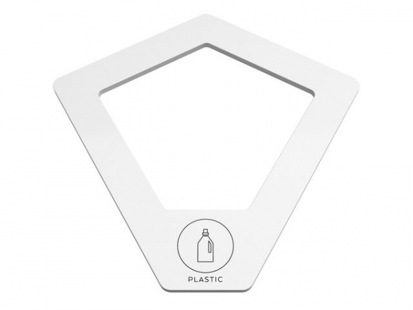 Lokk Kite For Plast, Hvit