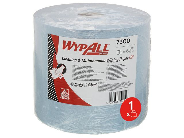 BildeIndustritørk Wypall 2L 190M Blå