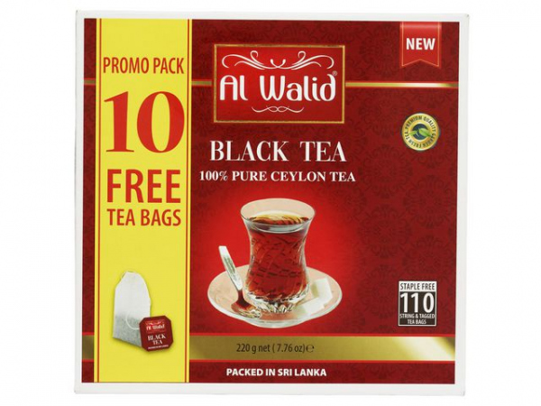 Te Al-Walid Sort Te (110 stk)