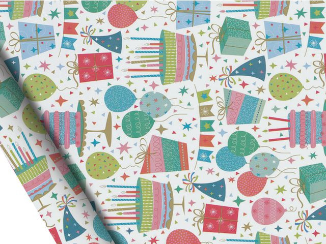 BildeGavepapir 10X0,7M Partytime