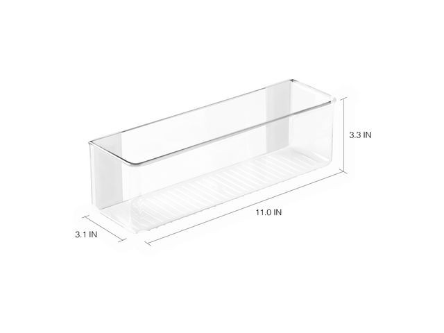 BildeOppbevaringsboks Idesign 7,7X28X8Cm Klar