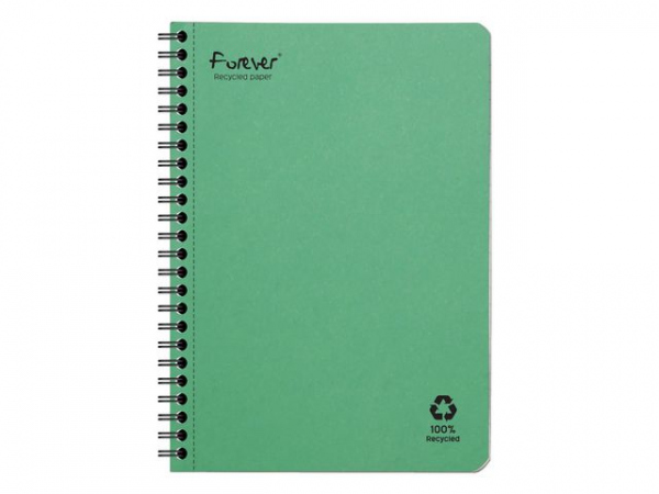 Spiralhefte Forever 90G 120 Blad A5 Lin