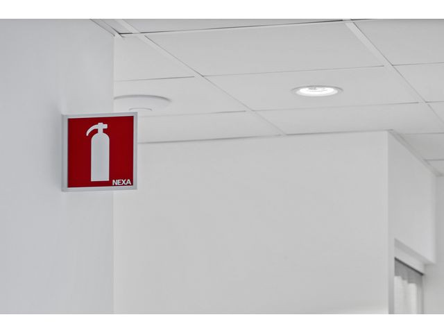 BildeSkilt Nexa Brannslukker 20X20Cm Rød