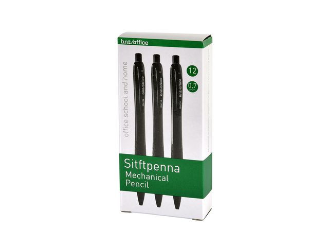 BildeTrykkblyant B.n.t 07Mm Sort (12 stk)