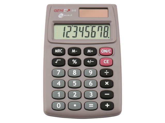 BildeLommekalkulator Genie 510