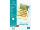 Plastomslag Exacompta A4 120My Gul (10 s...