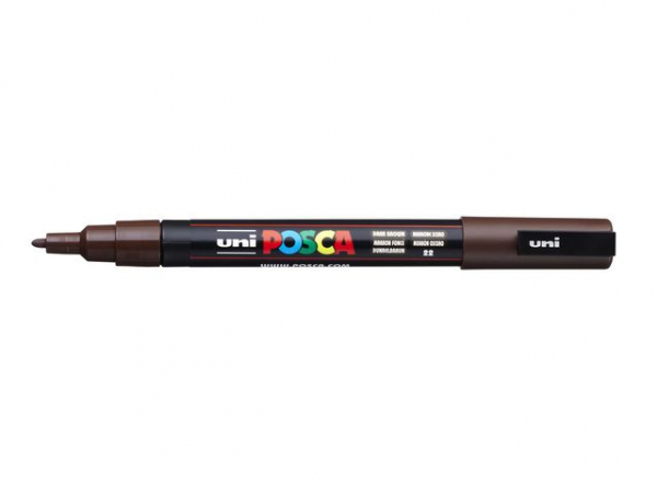Paintmarker Uni Posca Pc-3M Mørk Brun
