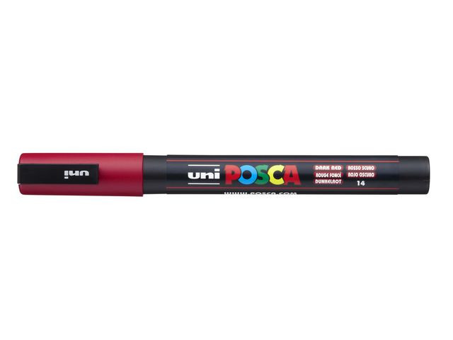BildePaintmarker Uni Posca Pc-3M Mørk Rød