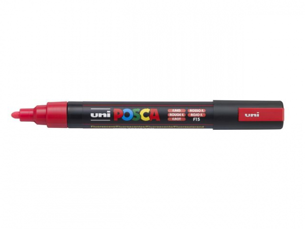 Paintmarker Uni Posca Pc-5M Flour Rød